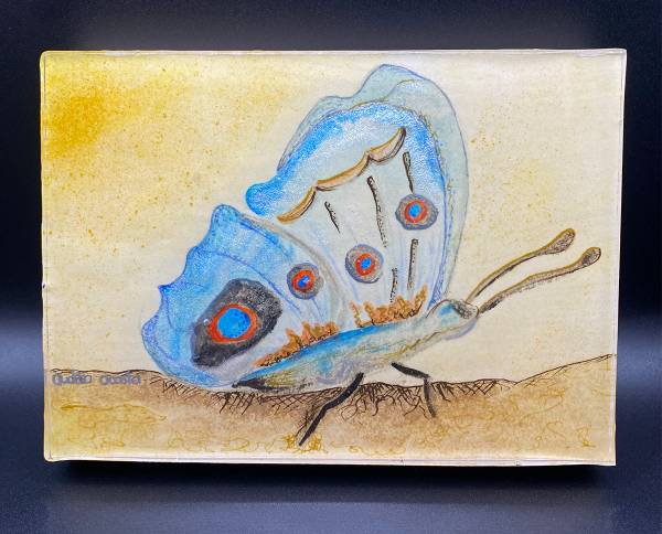 Wood Panel: "Butterfly 01"
