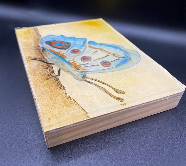 Wood Panel: "Butterfly 01" - Image 2